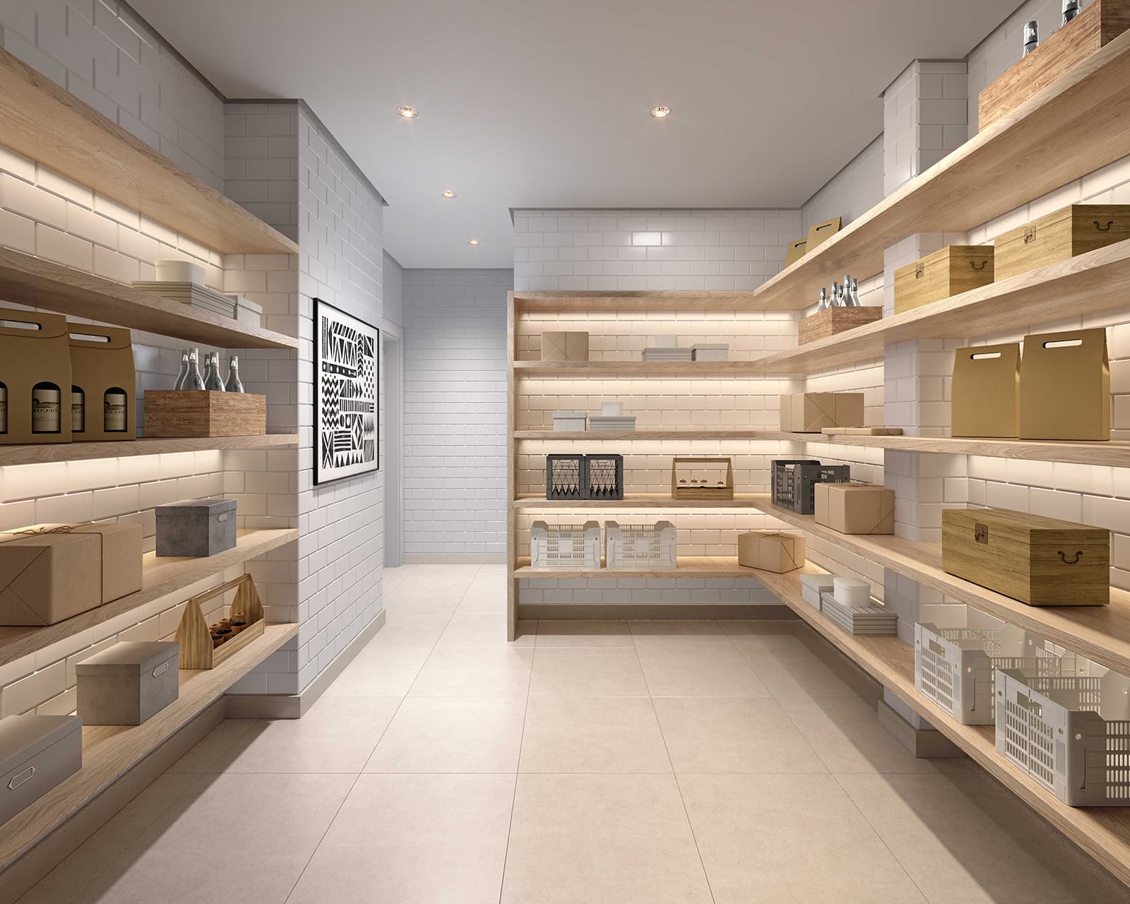 Perspectiva ilustrada do Delivery Space