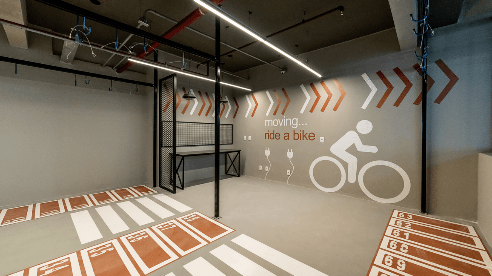 Foto real do Bicicletário