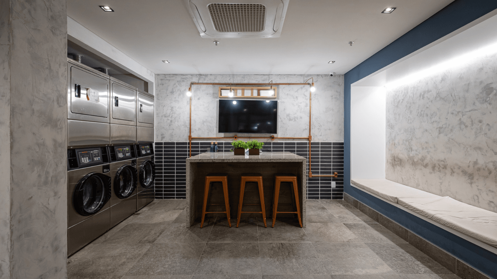 Foto real da Lavanderia