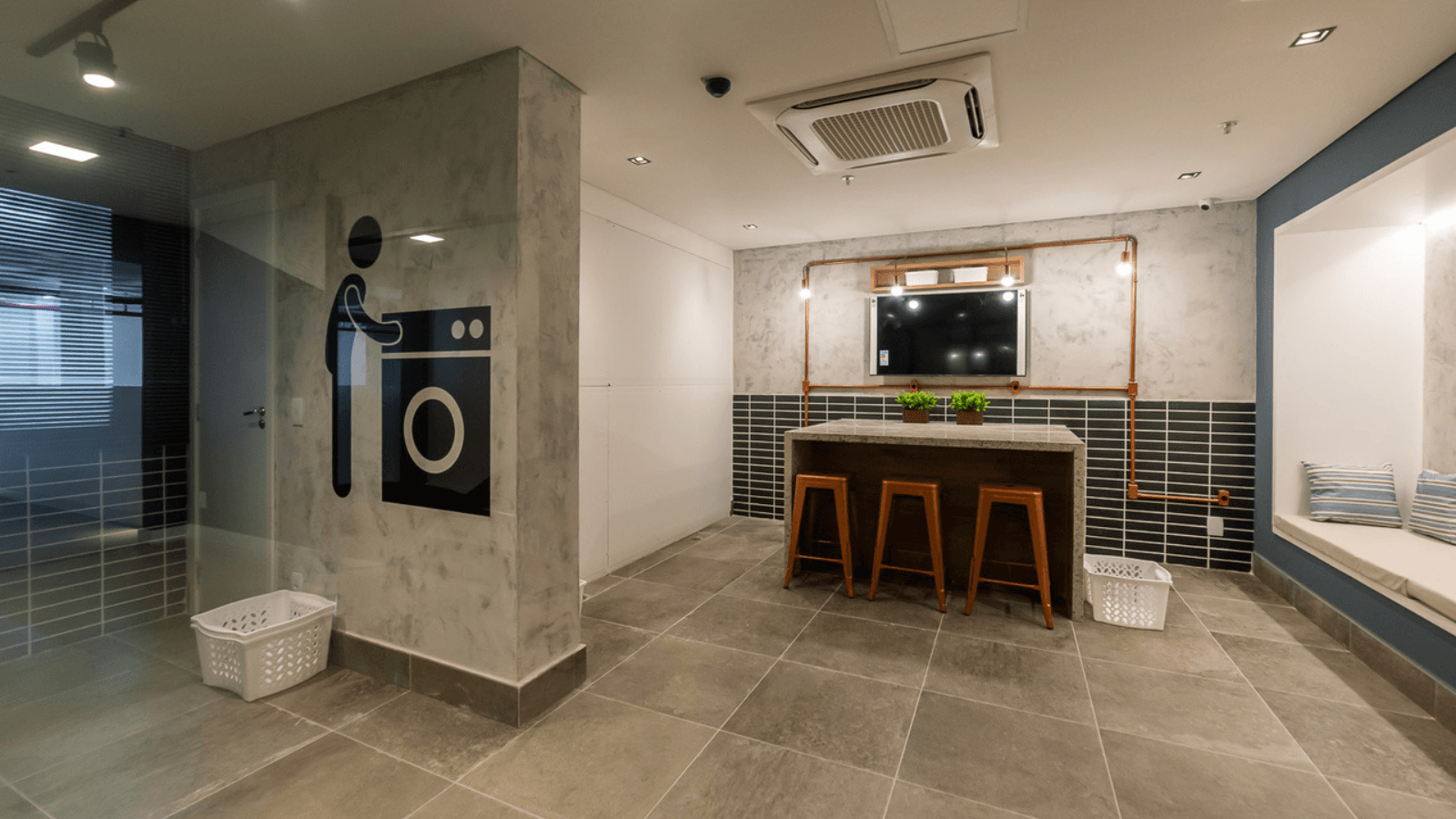 Foto real da Lavanderia