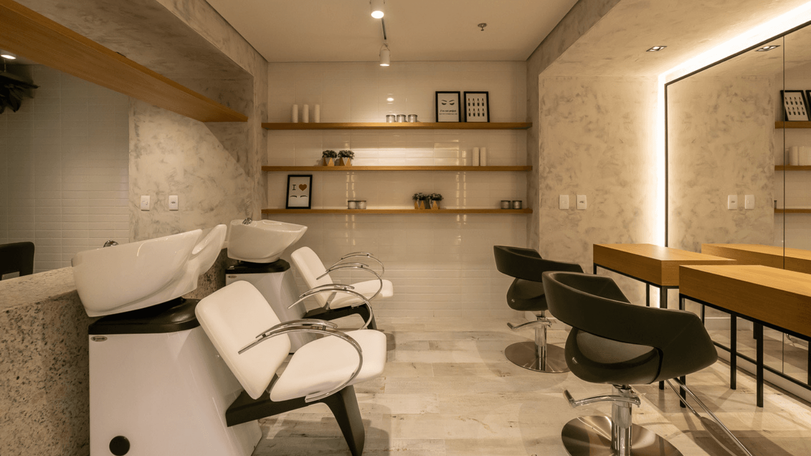 Foto real do Salão de Beleza