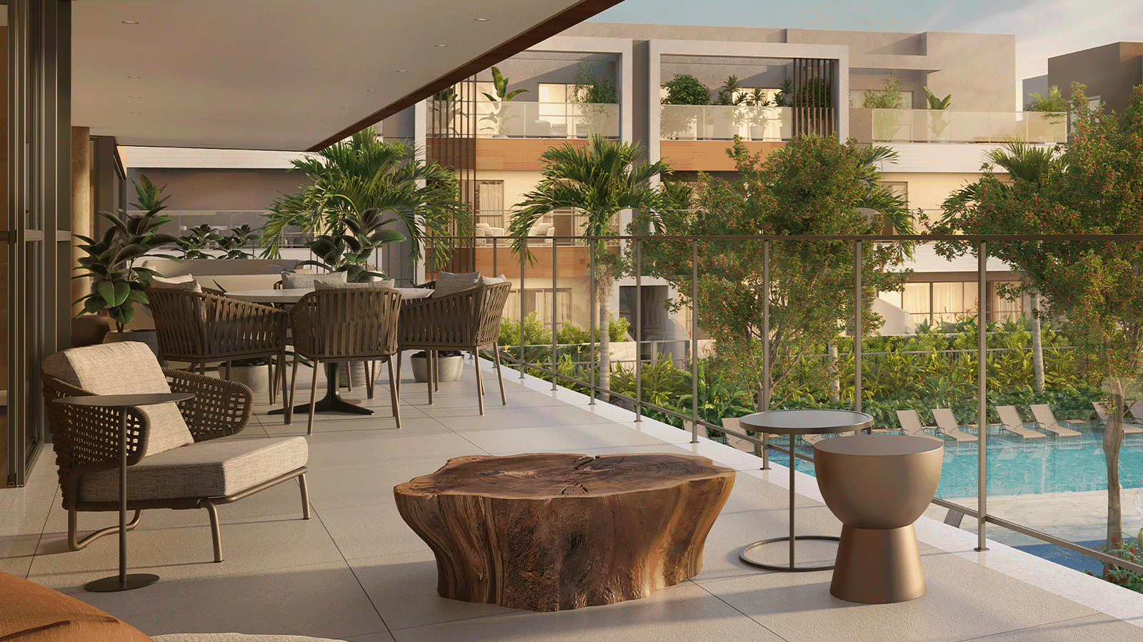 Perspectiva Ilustrada da Varanda Jogos