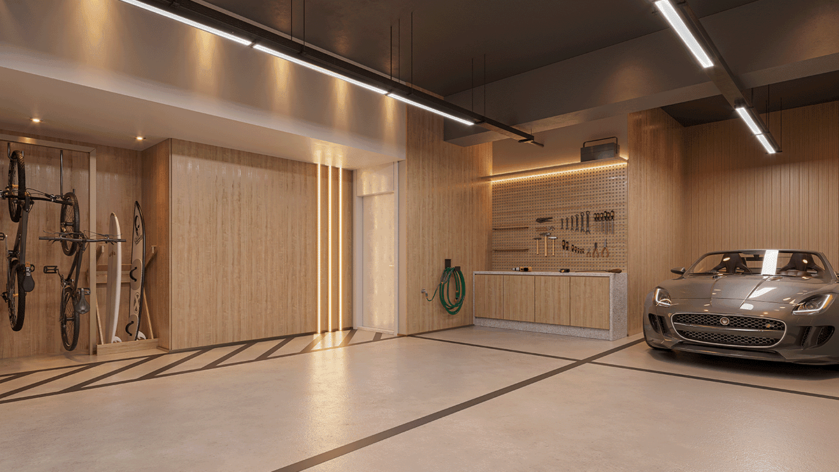 Perspectiva Ilustrada da Garagem