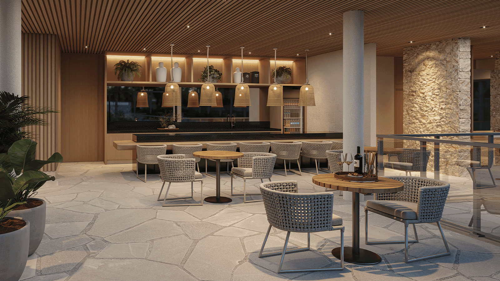 Perspectiva Ilustrada do Claris Bar