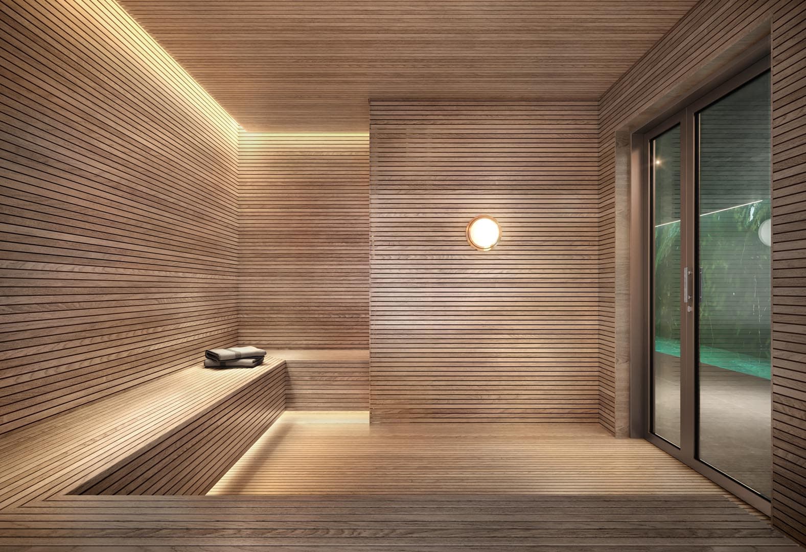 Perspectiva ilustrada - Sauna Seca