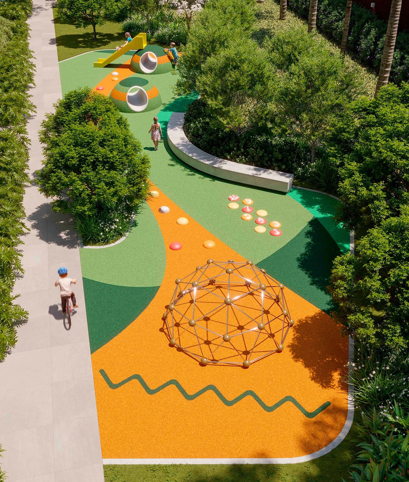 Perspectiva Ilustrada do Playground